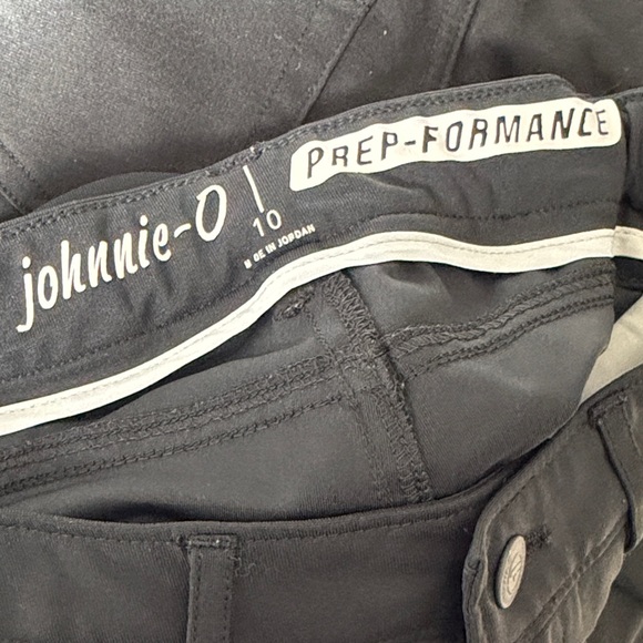 Johnnie-O Prep-Formance Kids Black Pants Adjustable Waistband Size 10 - Picture 7 of 8